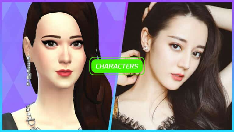 Dilireba character the sims