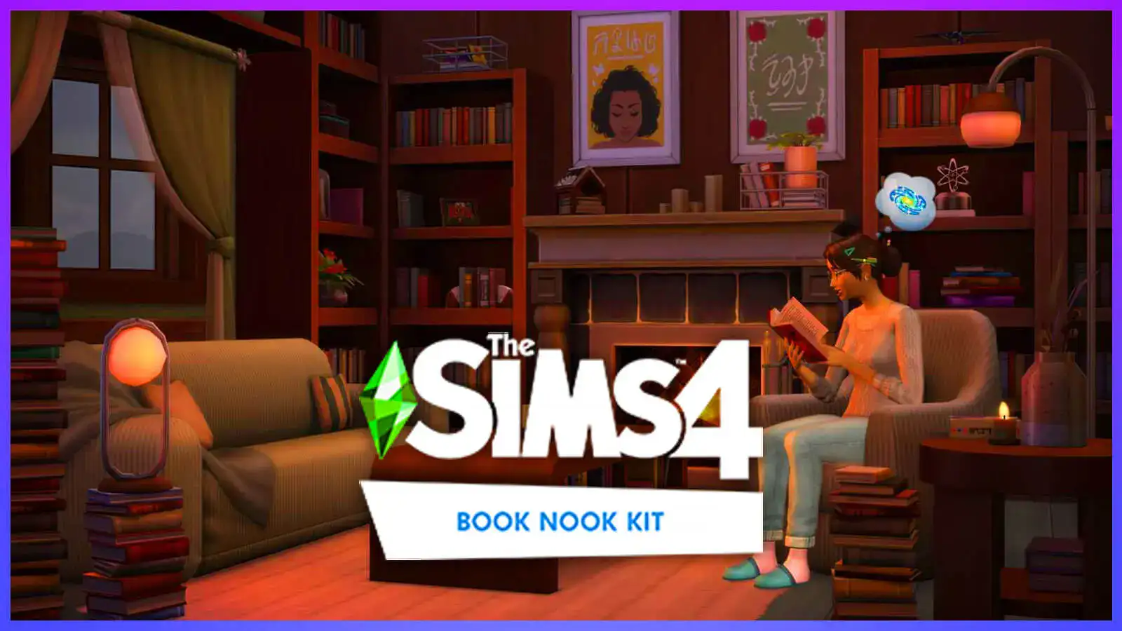 รีวิว The Sims 4 BOOK NOOK KIT ผ่อนคลายกายใจกับหนังสือเล่มโปรด แต่คิทนี้มีก็ได้ ไม่มีก็ได้