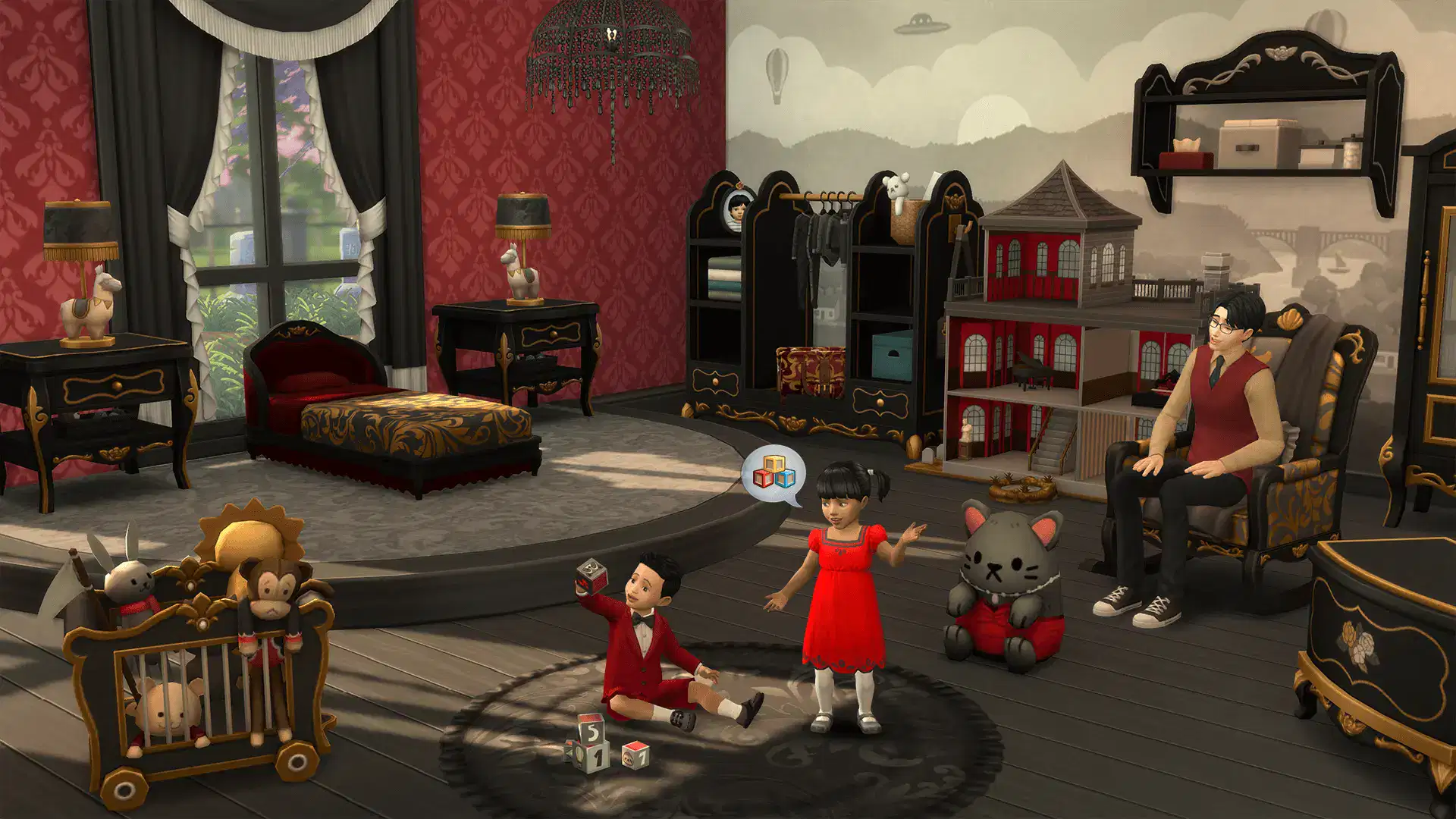 ทำความรู้จักเฟอร์นิเจอร์ทุกชิ้นใน The Sims 4 Storybook Nursery Kit
