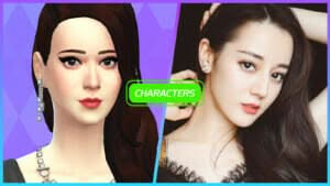 Dilireba character the sims