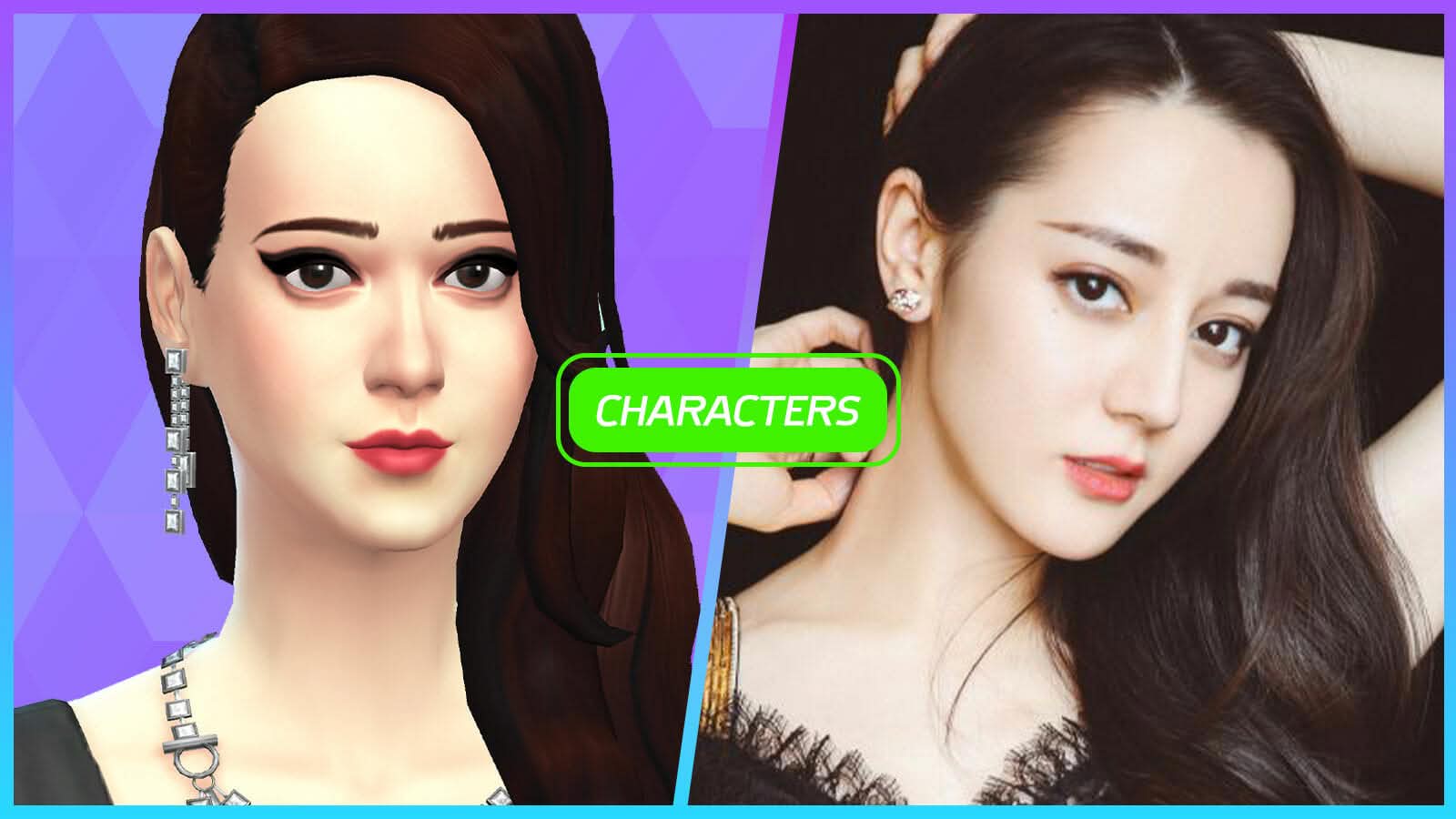 Dilireba character the sims