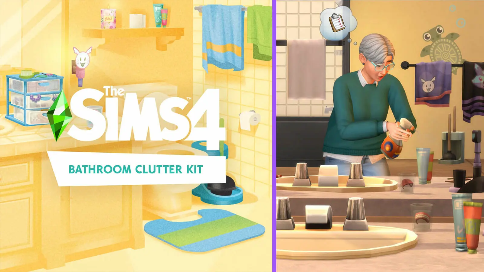 The Sims 4 Bathroom Clutter Kit