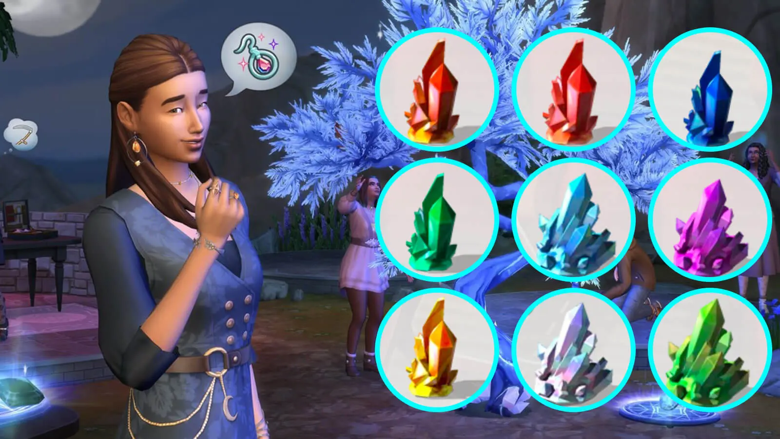 รวม 27 พลังของคริสตัลทั้งหมด จาก The Sims 4 Crystal Creations Stuff Packs