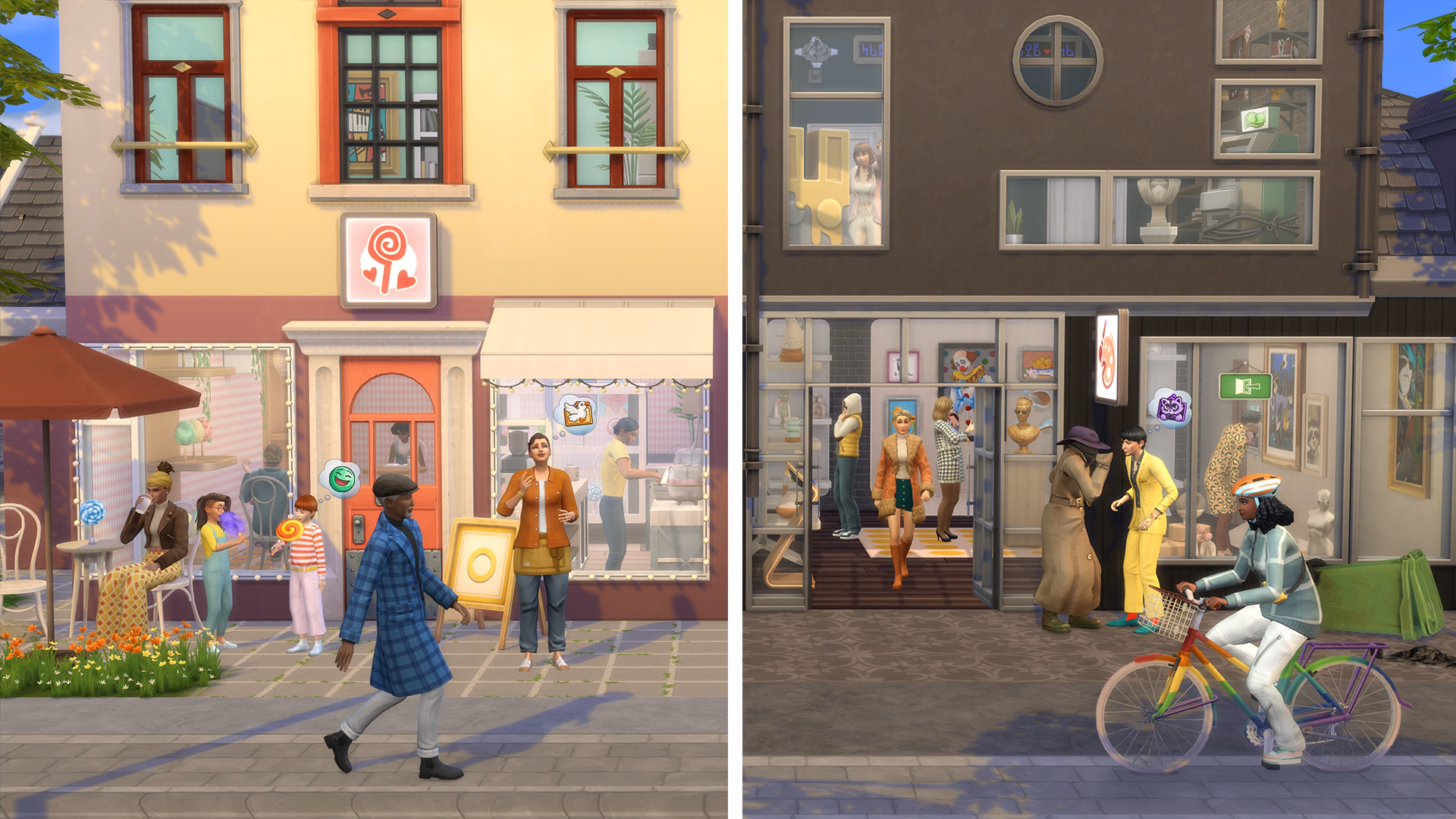 ภาพสกรีนช็อตทางการจาก The Sims 4 Businesses & Hobbies