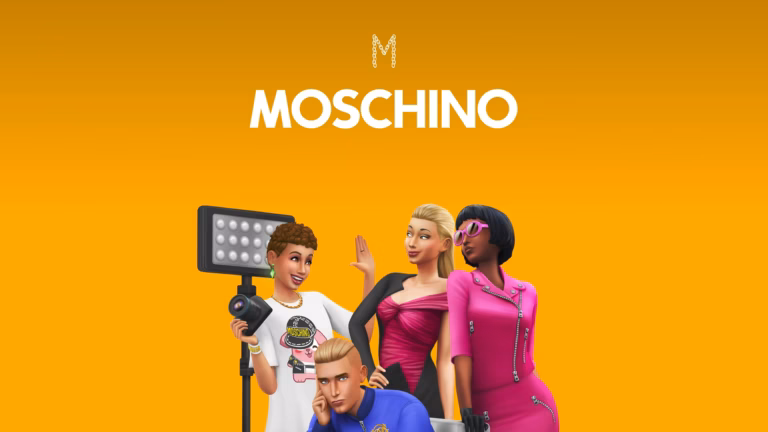 The Sims 4 Moschino Stuff Pack official pack art