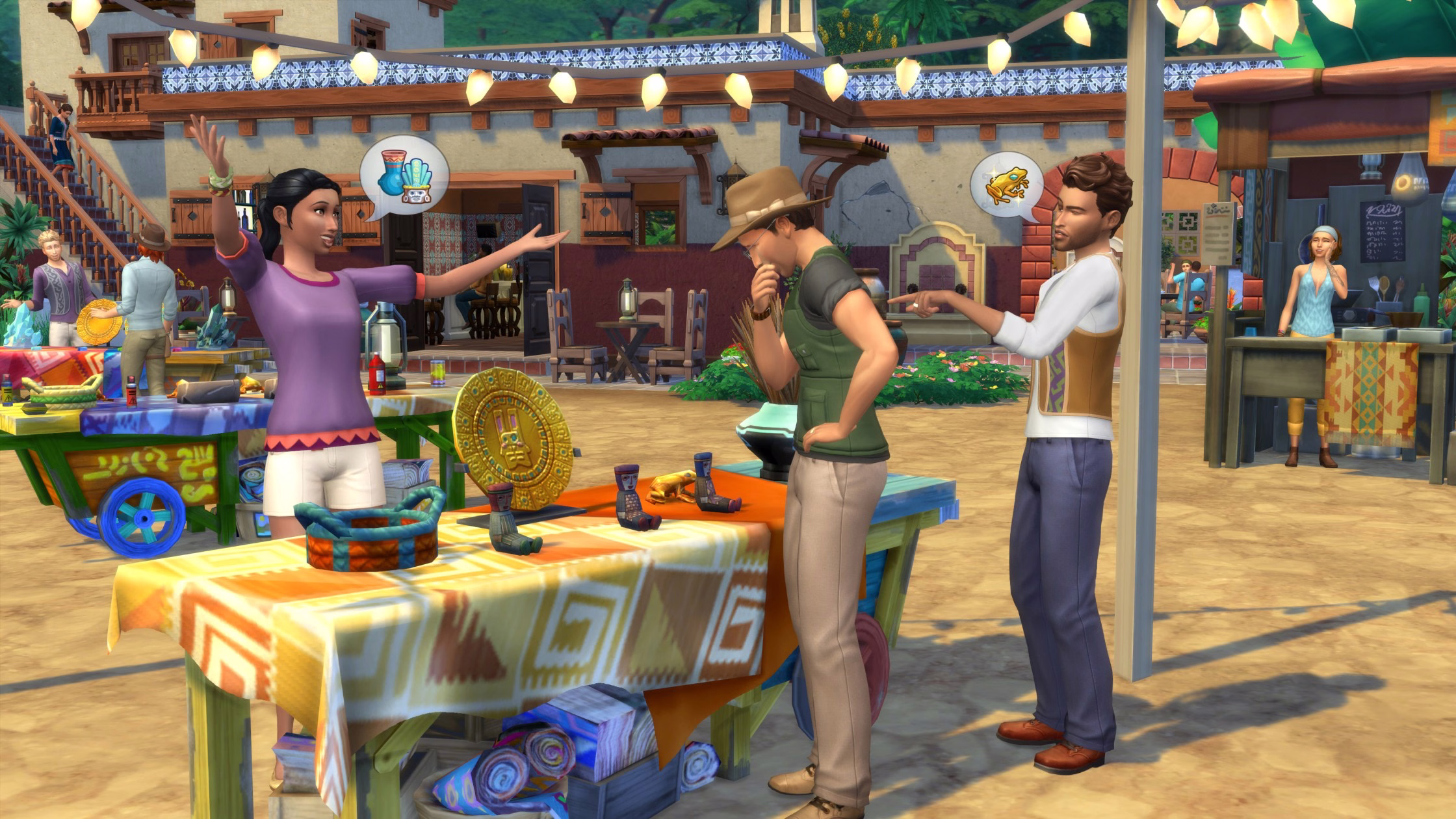 บรรยากาศโลก Selvadorada ใน The Sims 4 Jungle Adventure