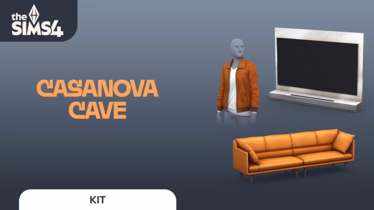 The Sims 4: Casanova Cave Kit Official Pack Art