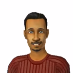 ภาพตัวละคร Hugh Thanasia จากเกม The Sims 2
