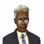 ภาพตัวละคร Ichabod Specter จากเกม The Sims 2