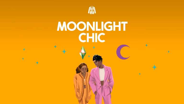 The Sims 4 Moonlight Chic Kit Pack Art