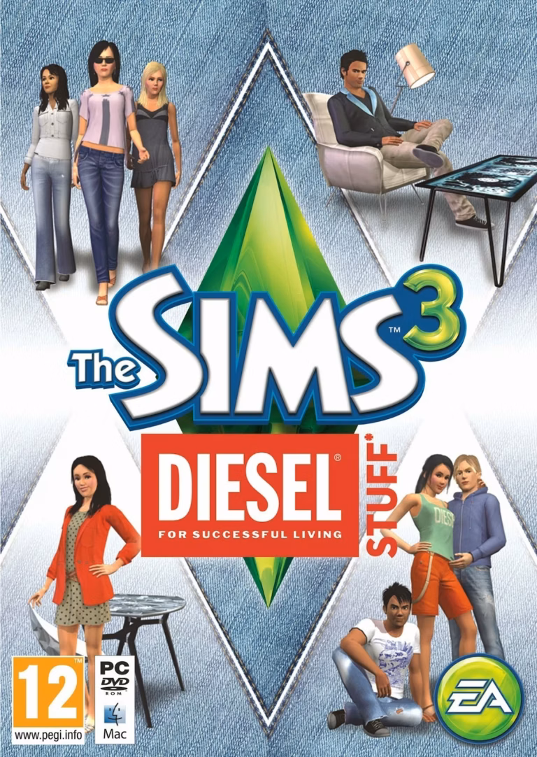 The Sims 3: Diesel Stuff ปกกล่อง