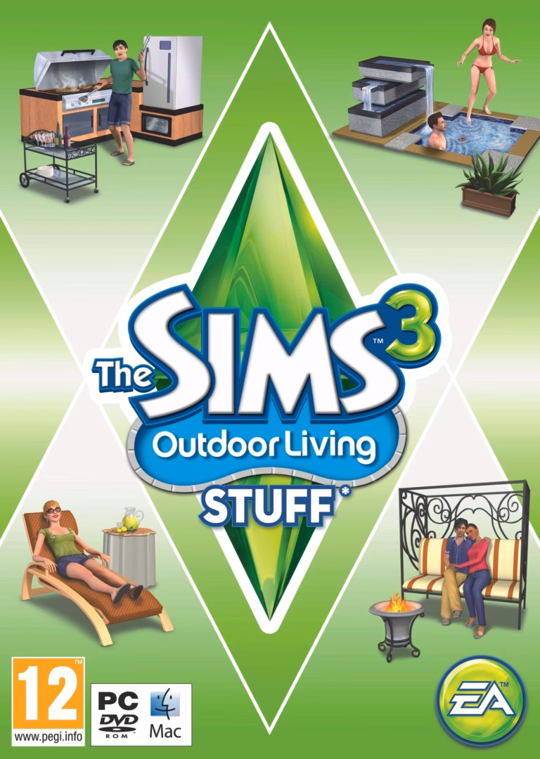 The Sims 3: Outdoor Living Stuff box art