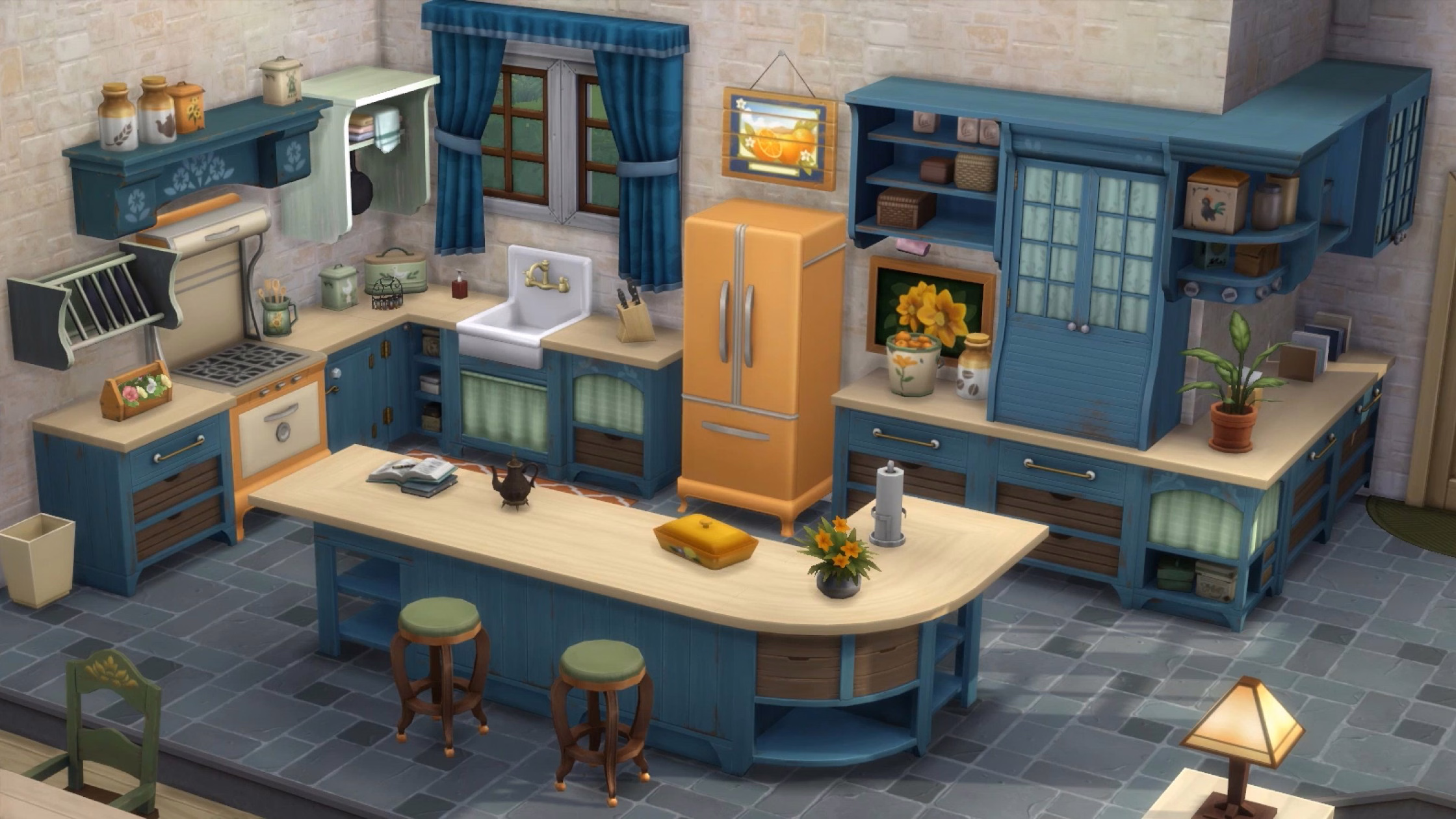 ภาพปกทางการของ Country Kitchen Kit ธีมครัวสไตล์ชนบทและวินเทจ