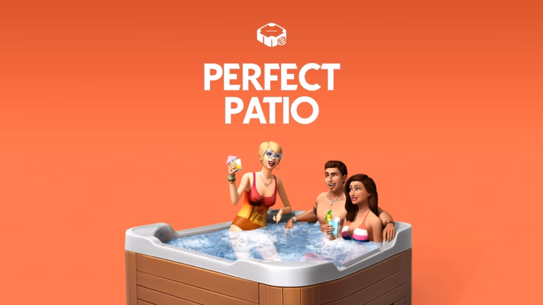 The Sims 4 Perfect Patio Stuff pack art