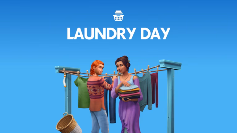 The Sims 4 Laundry Day Stuff Official Pack Art