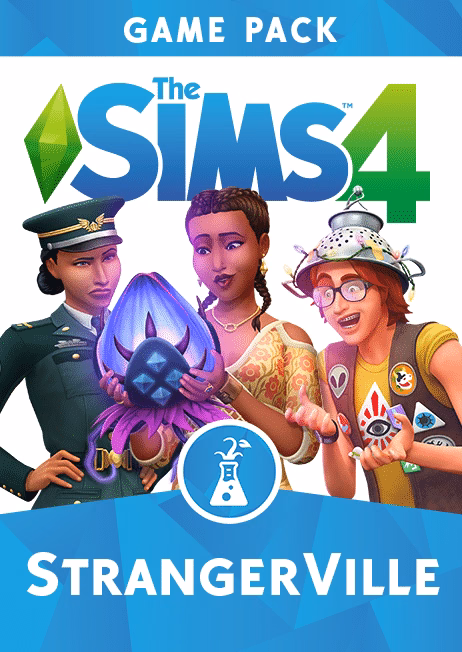 ภาพคีย์อาร์ตของ The Sims 4 StrangerVille ธีมทะเลทรายและความลึกลับ