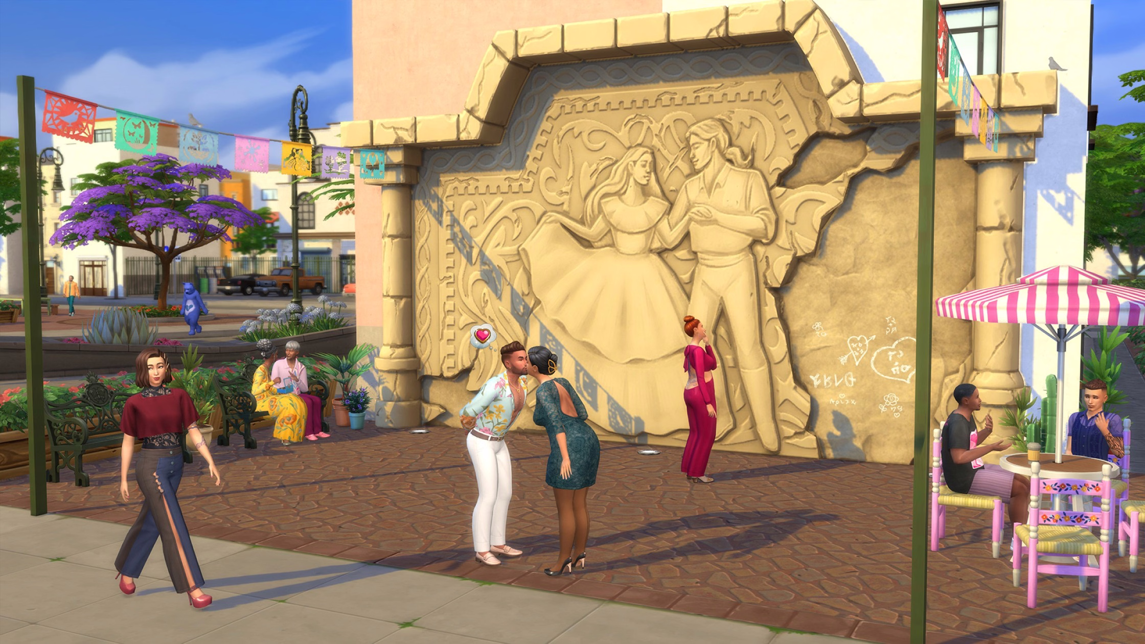 ภาพ hero tile จากหน้าขายทางการ The Sims 4: Lovestruck