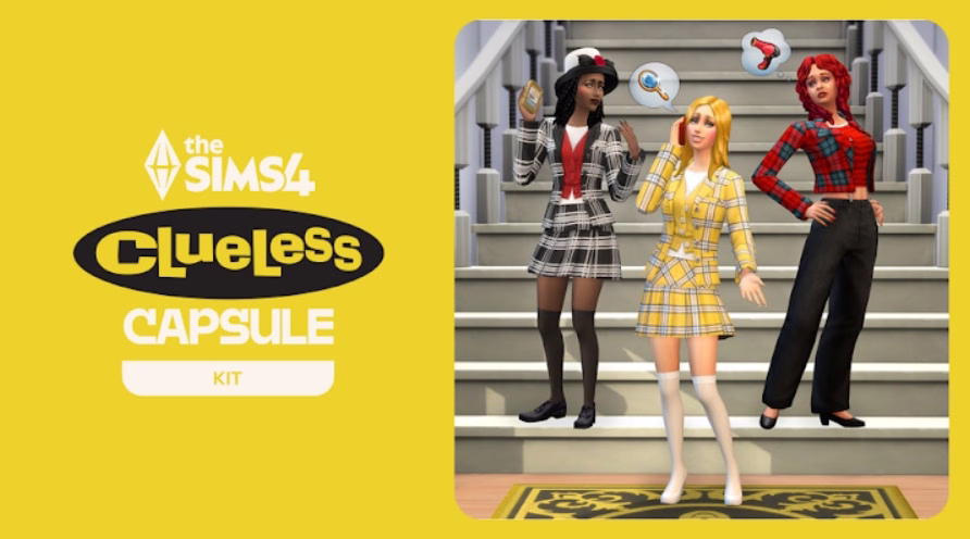 Clueless Capsule Kit สำหรับ The Sims 4