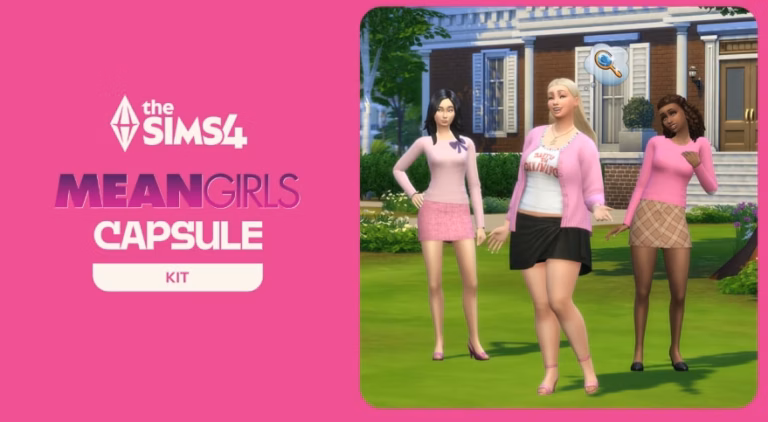 Mean Girls Capsule Kit และ Clueless Capsule Kit สำหรับ The Sims